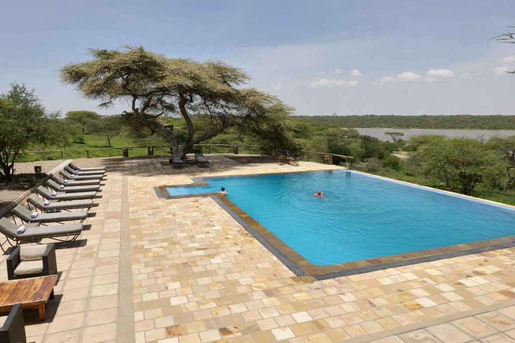 Piscine des Lake Masek Tented Lodge