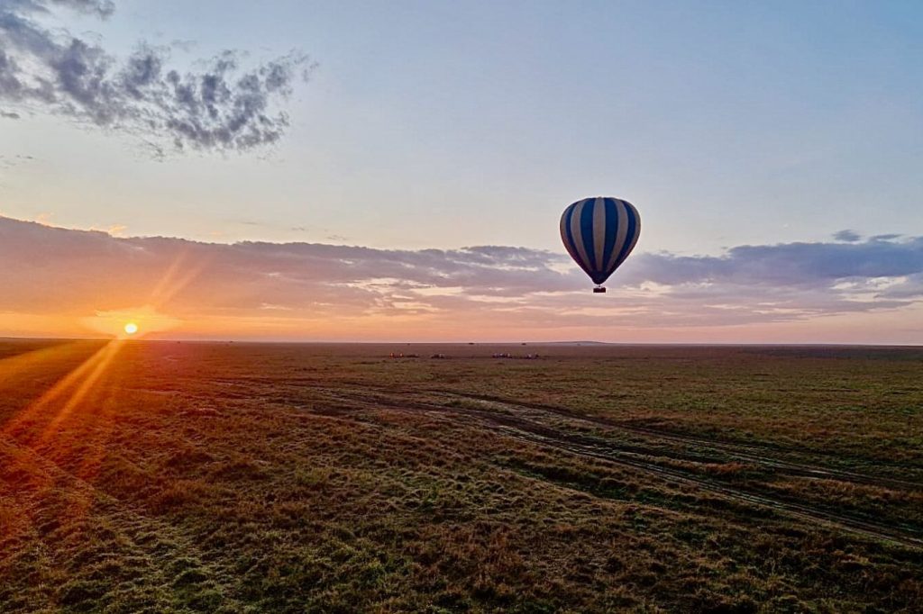 Serengeti, Tansania, Heißluftballon, Robanda Tented Camp