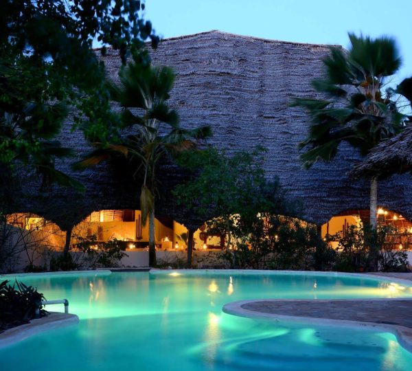 Abend am Pool